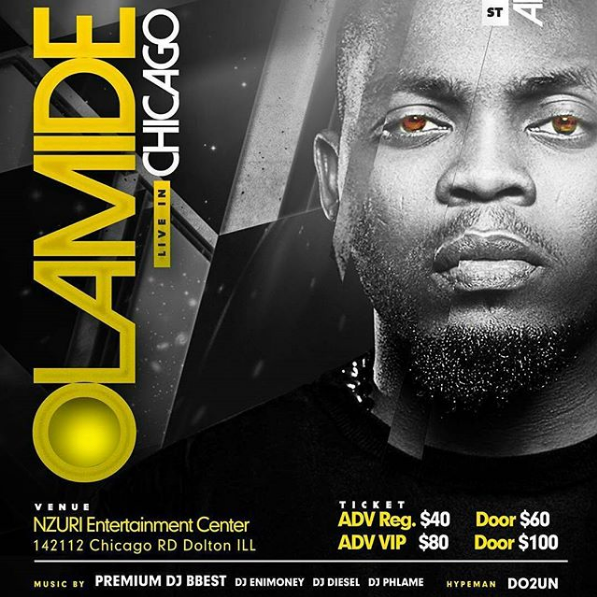 Olamide Live in Chicago