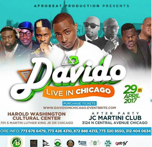 Davido Live in Chicago